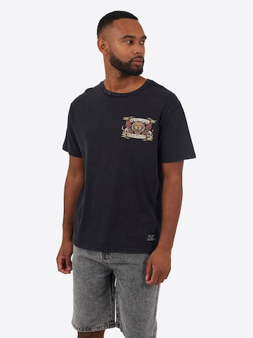 T-Shirt BRAVE SOUL en noir : devant