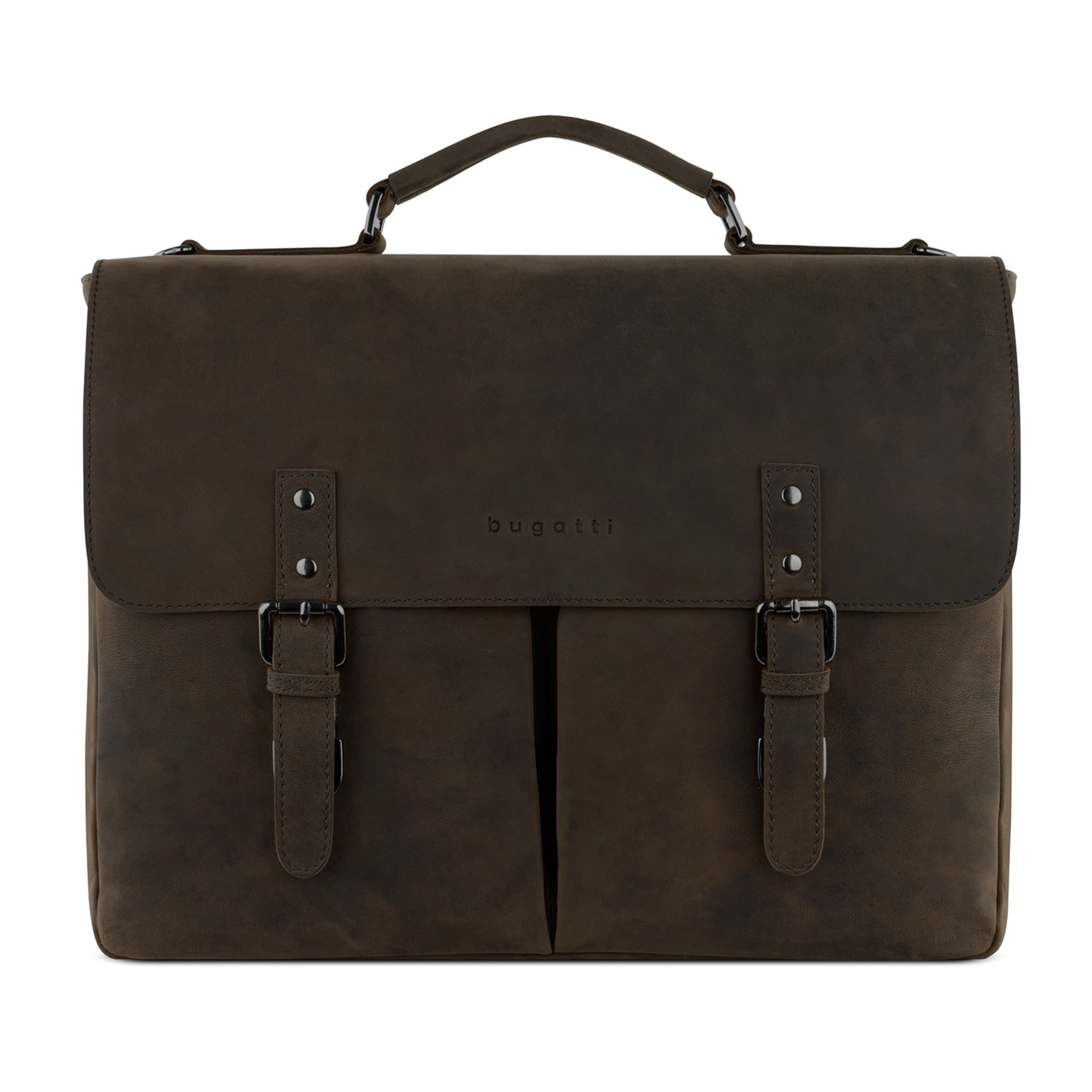 Porte-documents 'Luca' bugatti en marron : devant