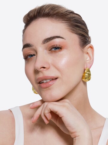 Heideman Earrings 'Sergi' in Gold: front