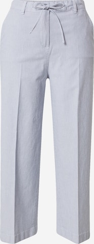 TOM TAILOR Regular Trousers with creases in Grey: front