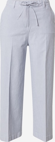 TOM TAILOR Regular Pleated Pants in Grey: front