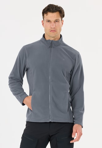 Whistler Athletic fleece jacket 'Romark' in Grey: front