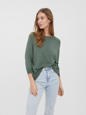 VERO MODA Trui 'Nellie' in Groen: voorkant