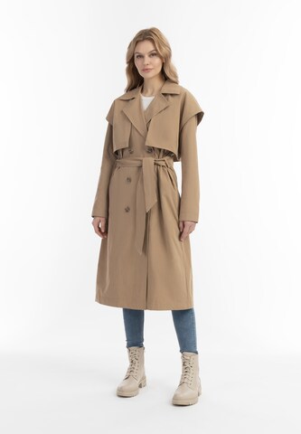 DreiMaster Vintage Between-Seasons Coat in Beige