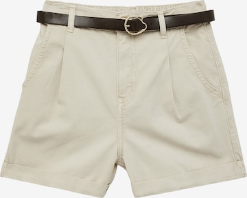 Koton Pleat-Front Pants in Grey: front