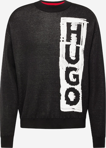 Pullover 'Sohugoh' di HUGO in nero: frontale