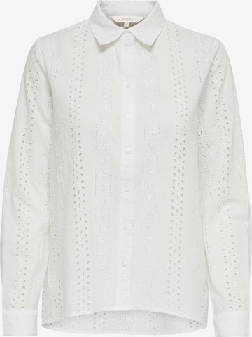 ONLY - Blusa 'Alfie' en blanco: frente