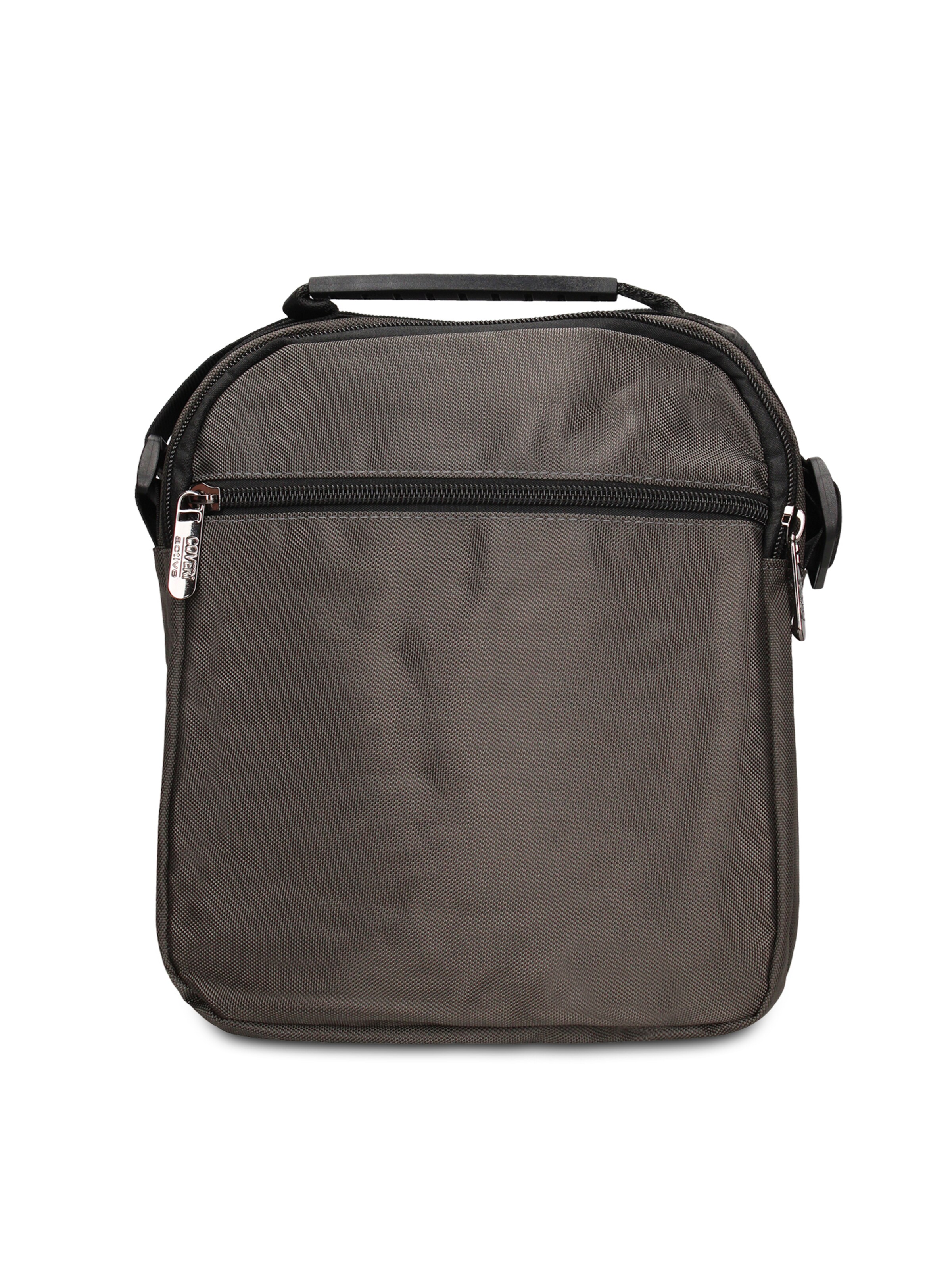 Borsa a tracolla 'Borsa a Tracolla Uomo Coveri Collection Vegan Leather' di Coveri Collection in grigio