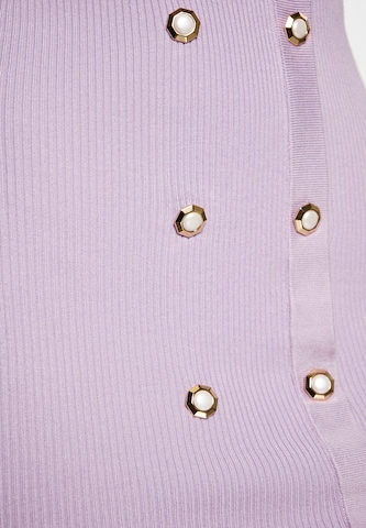 Robes en maille NAEMI en violet