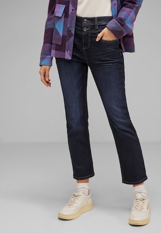 STREET ONE Bootcut Jeans in Blau: predná strana