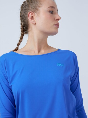 SPORTKIND Funktionsshirt '3/4 Loose Fit'‌‌‌‌‌‌‌‌‌ in Blau