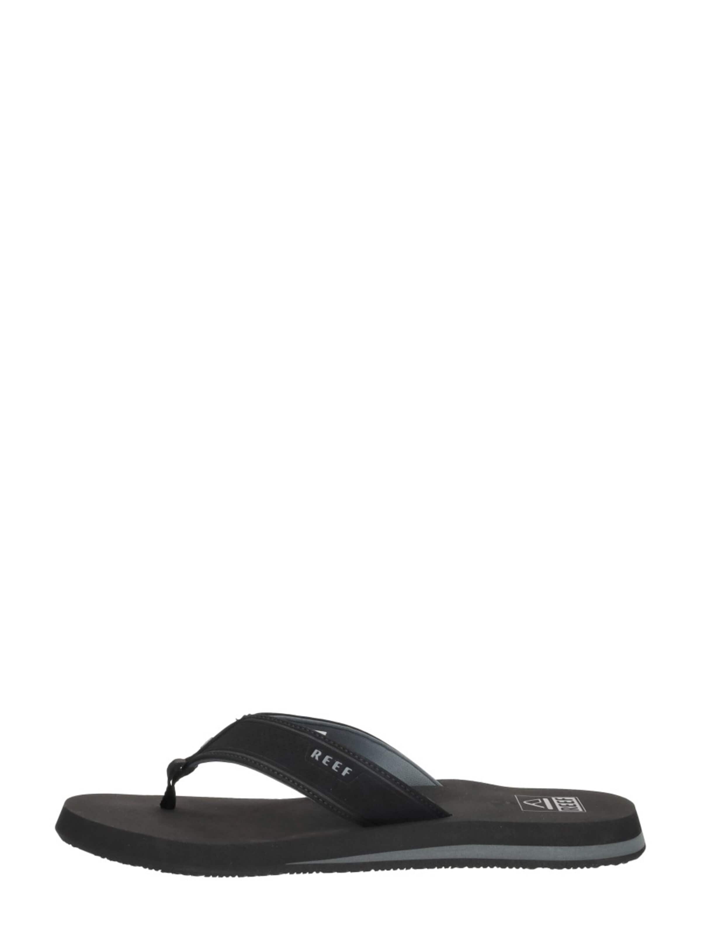 REEF T-bar sandals 'The Layback' in Black: front