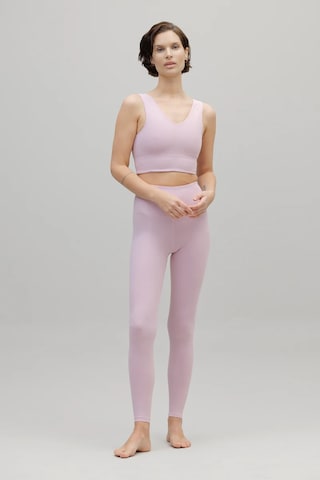 Hey Honey Bustier Sport-BH in Pink: Vorderseite