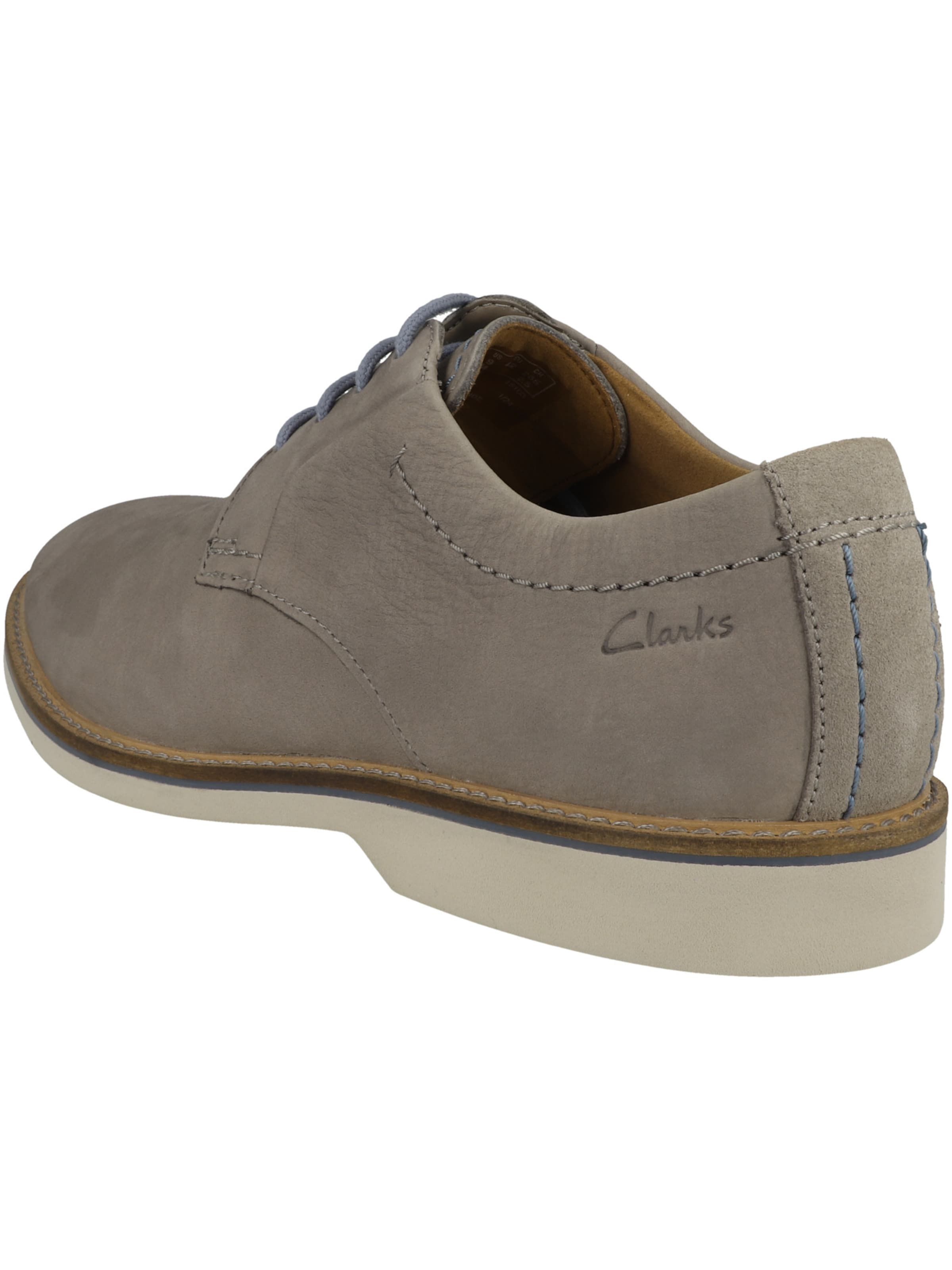Scarpa stringata 'Atticus' di CLARKS in grigio