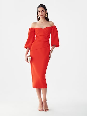 Robe de cocktail 'Jessamy' BWLDR en rouge : devant