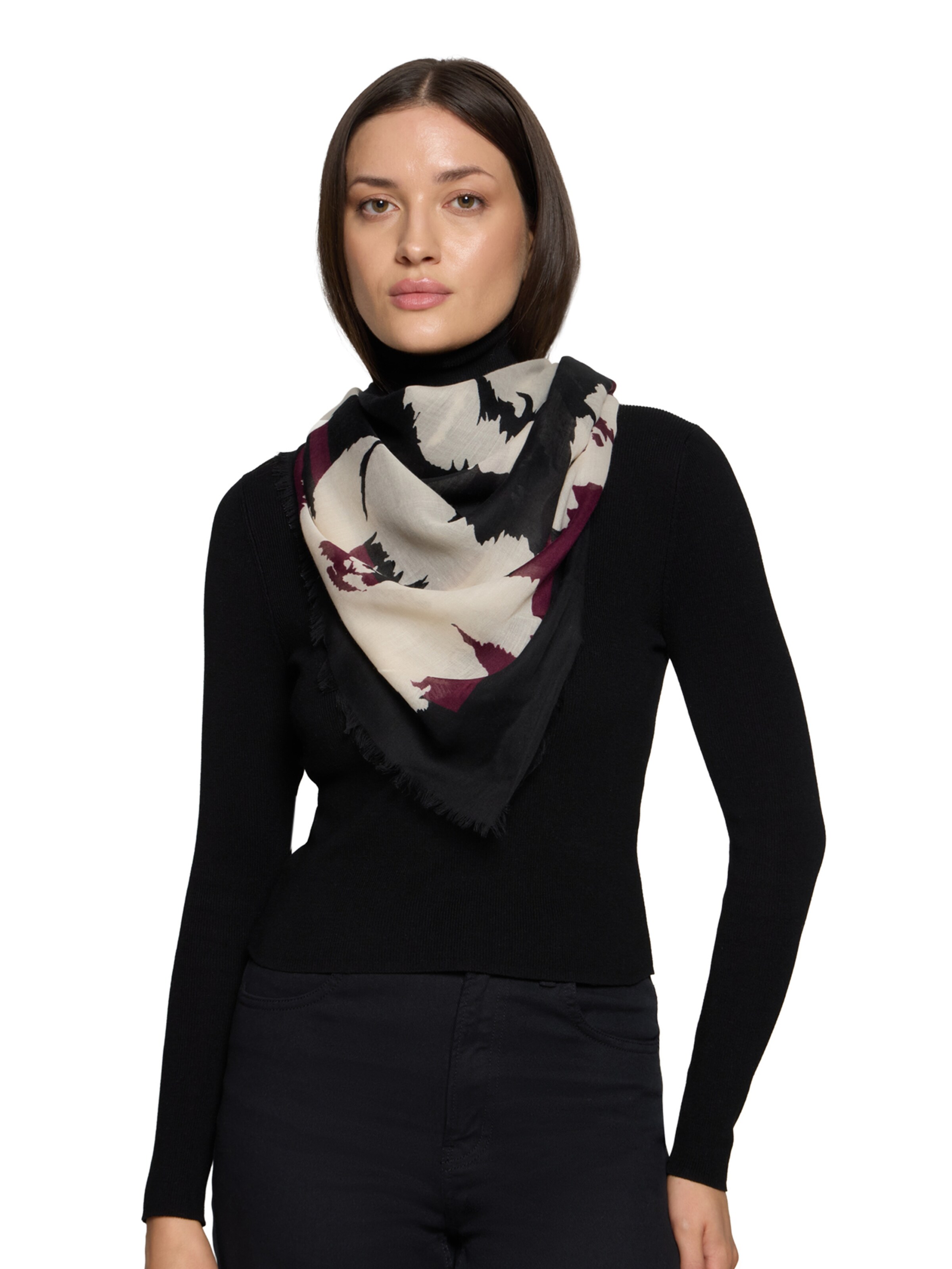 Écharpe Betty Barclay en blanc : devant