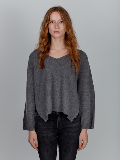 Harmount Oversized trui in S in de kleur Donkergrijs, Productweergave