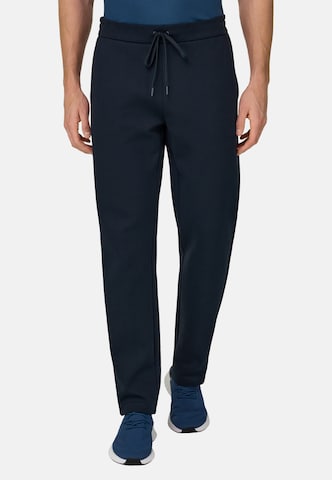 Coupe slim Pantalon Boggi Milano en bleu : devant