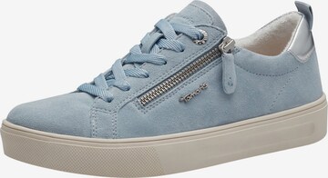 Baskets basses TAMARIS en bleu : devant