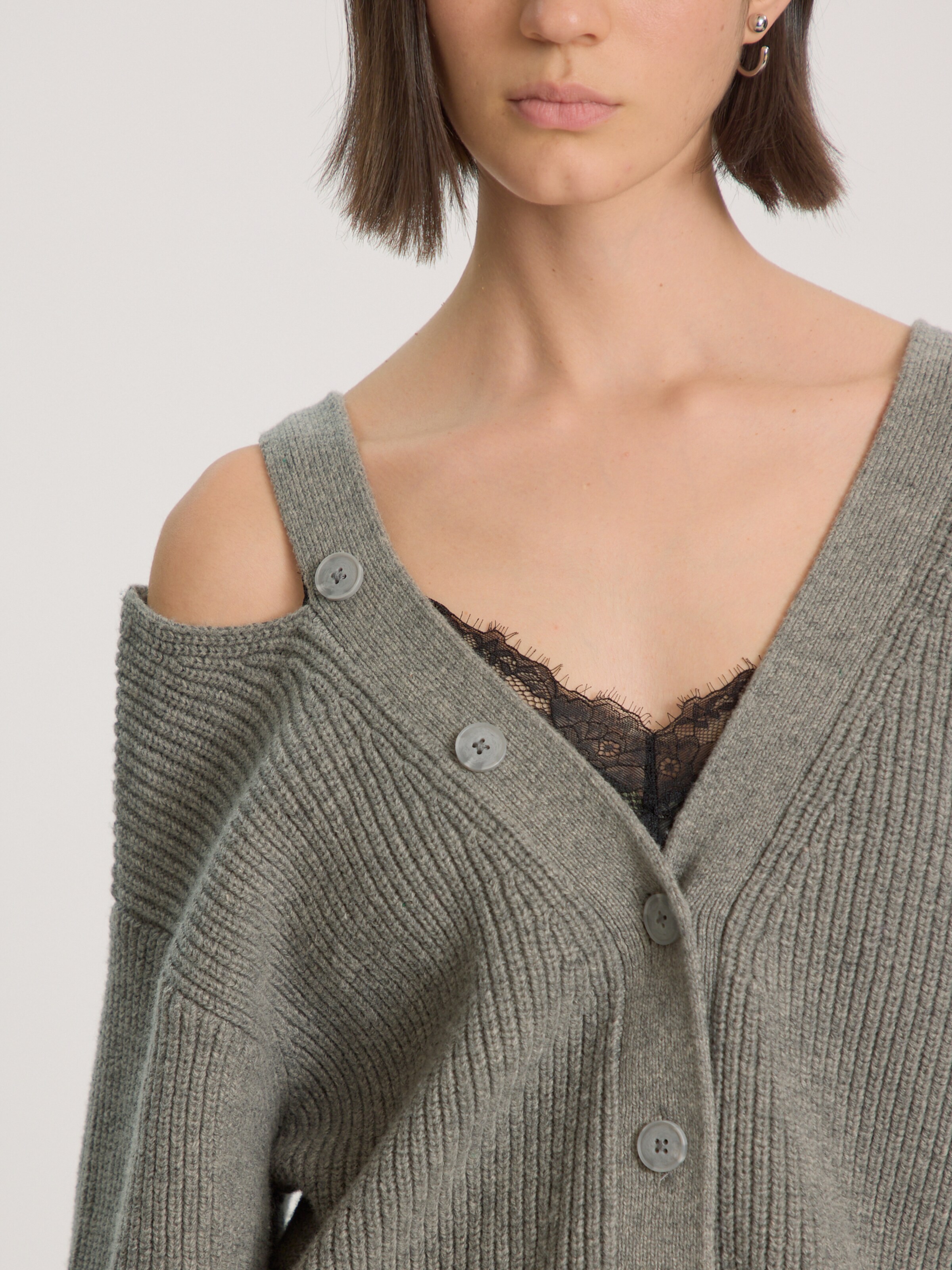 Gebreid vest 'Violet'