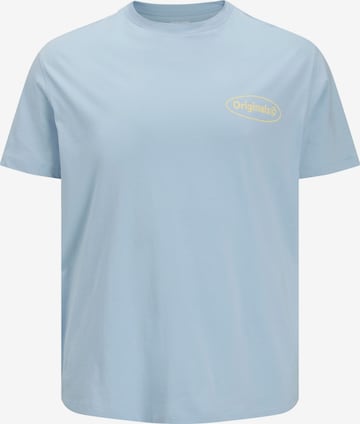 Jack & Jones Plus Majica | modra barva: sprednja stran