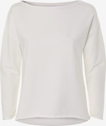 TATUUM Sweatshirt 'MALI' i vit: framsida
