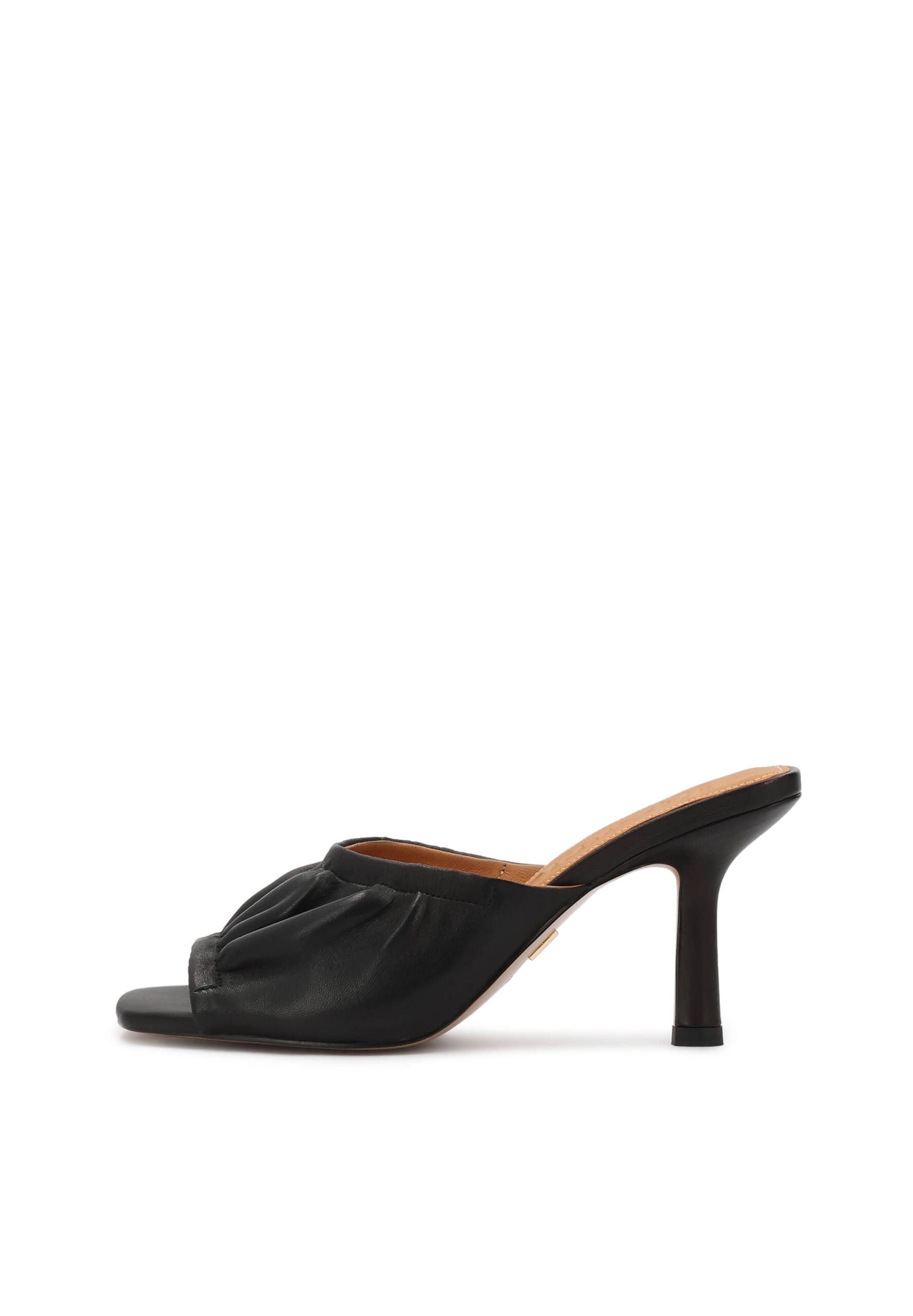 Kazar Pantolette in Schwarz: Vorderseite