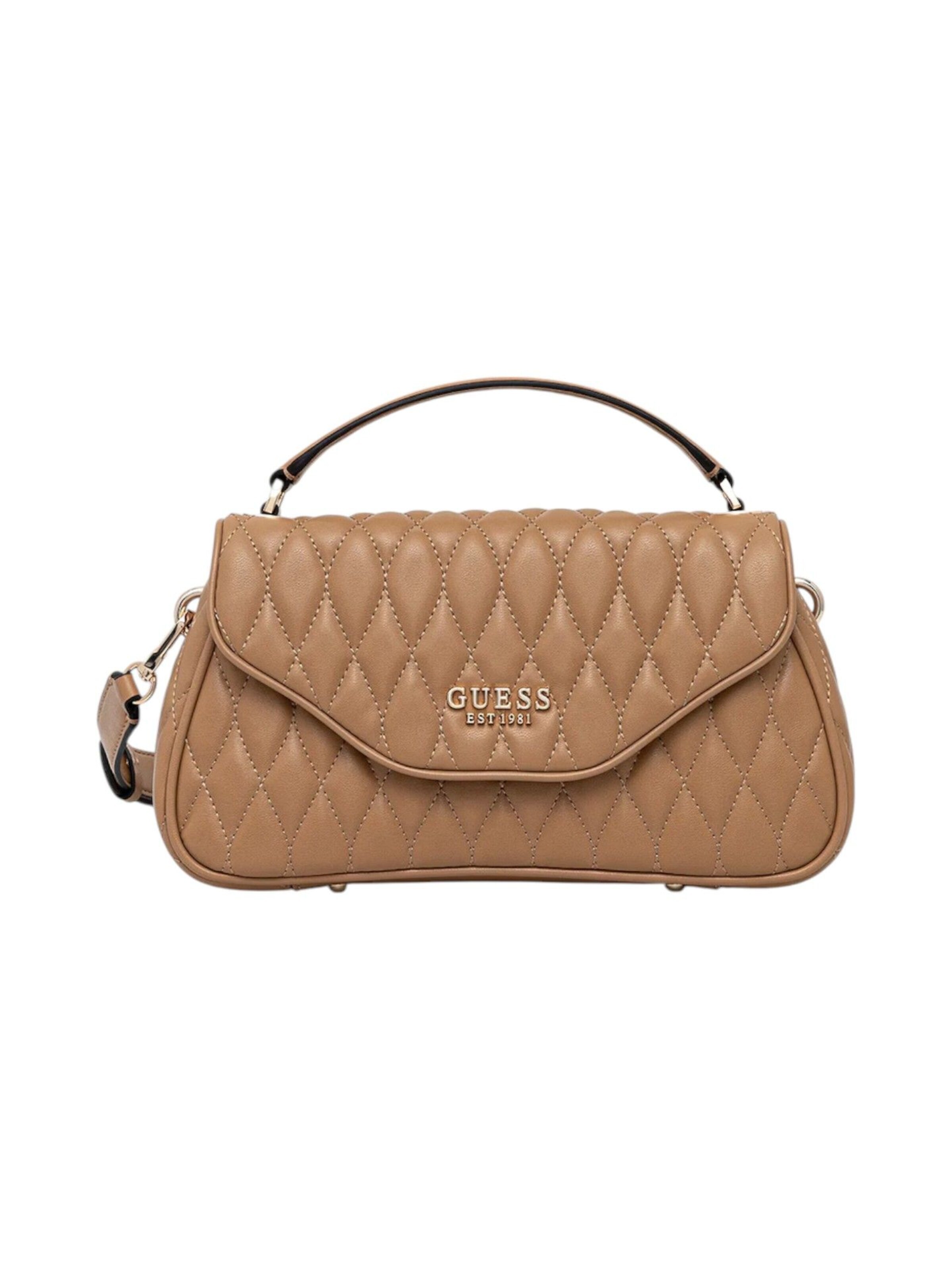 GUESS Handtas 'Valla' in One Size in de kleur Karamel, Productweergave