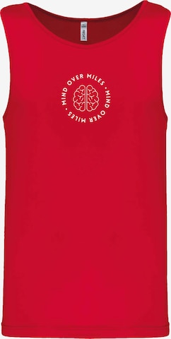 T-Shirt fonctionnel F4NT4STIC en rouge : devant