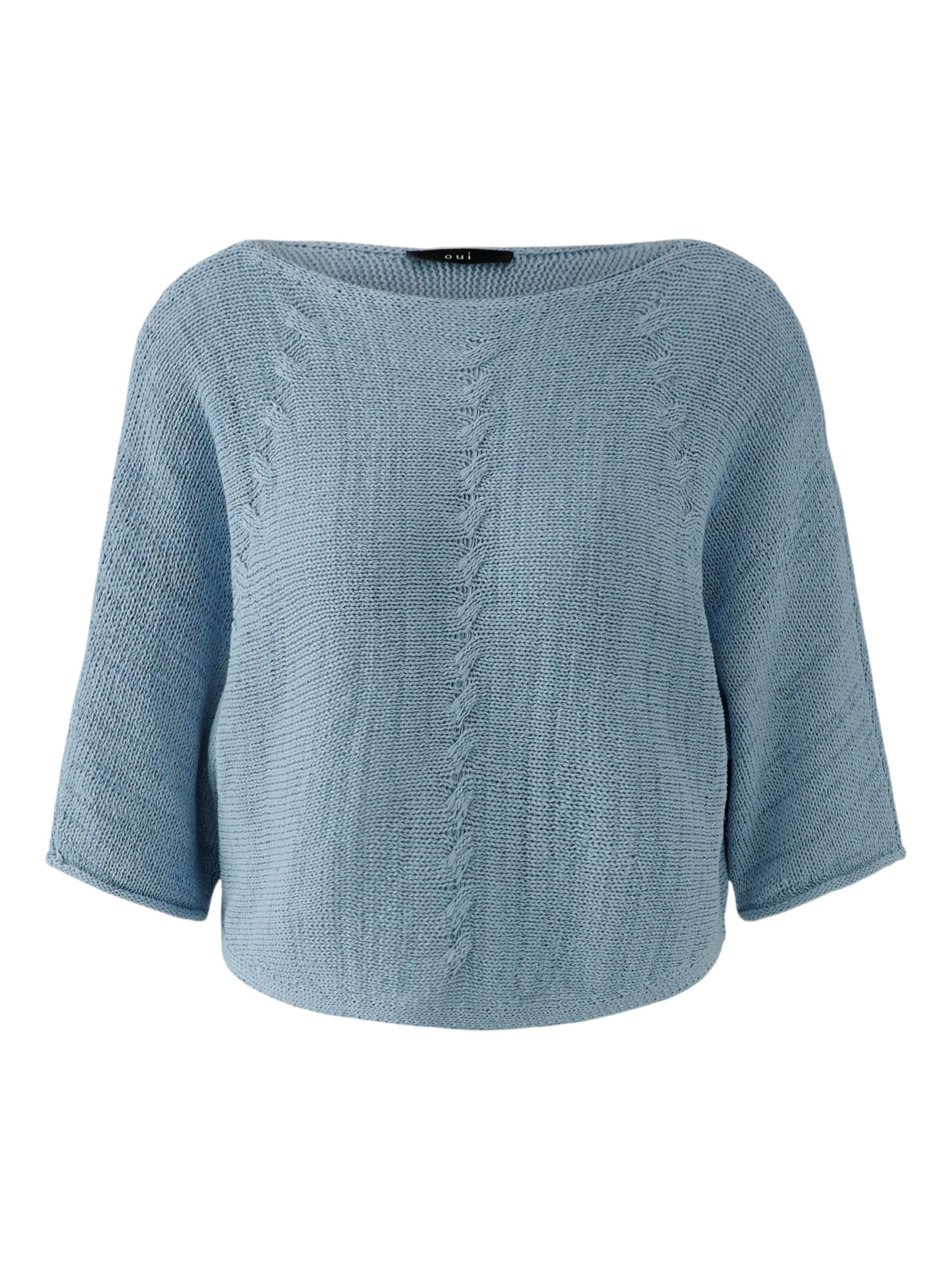OUI Pullover in Blau: Vorderseite