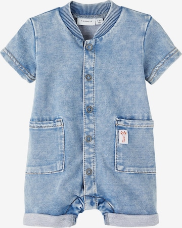 NAME IT Dungarees in Blue: front