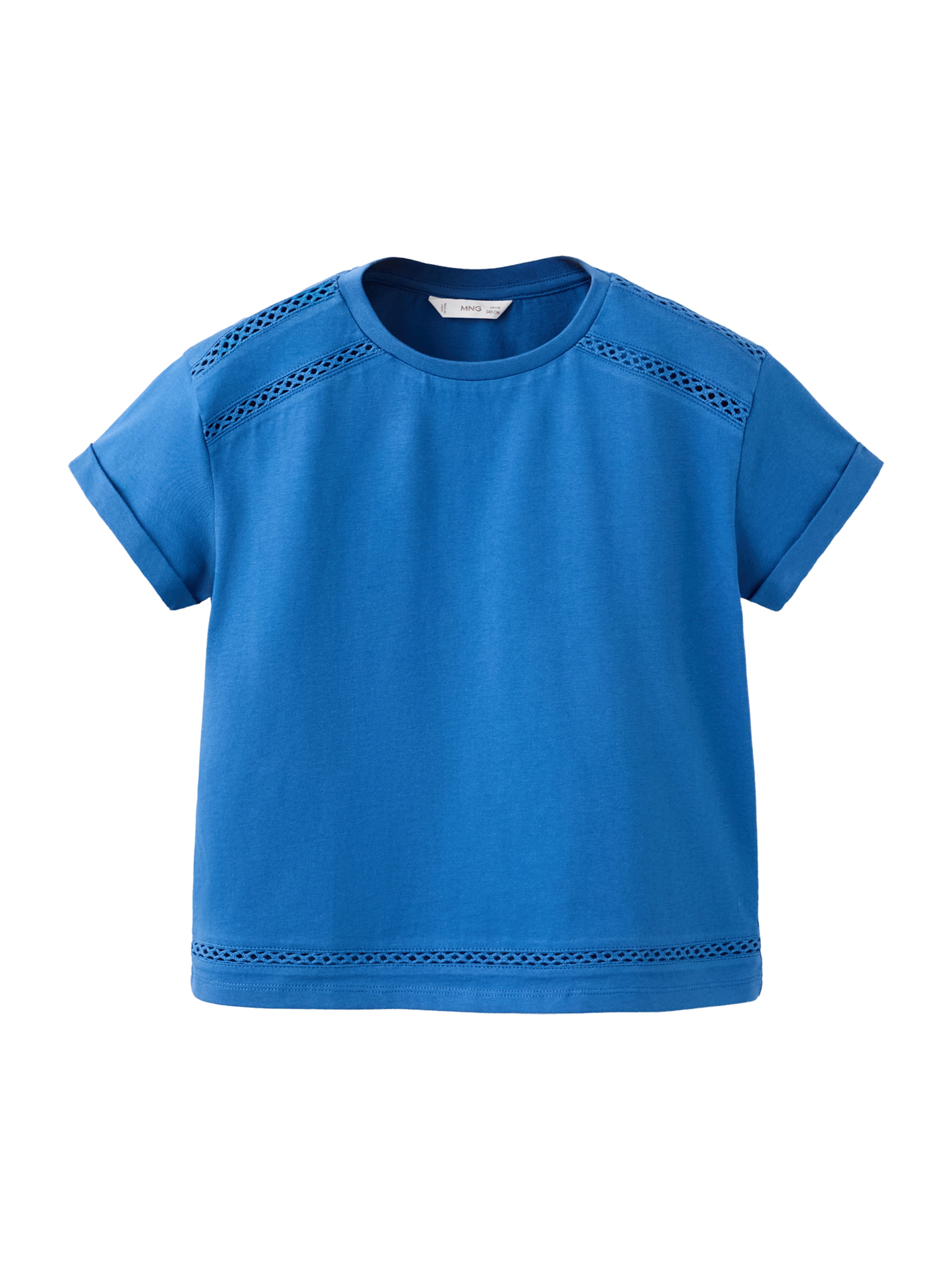 MANGO KIDS Tričko 'ELLIE' - Modrá: predná strana