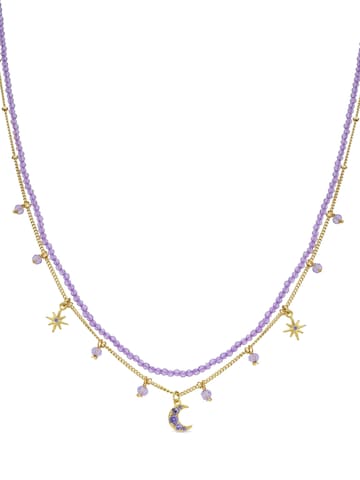 Luxenter - Colar 'Ayora' em roxo: frente