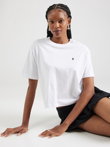 Volcom Shirt 'STONE BLANKS UP' in White: front