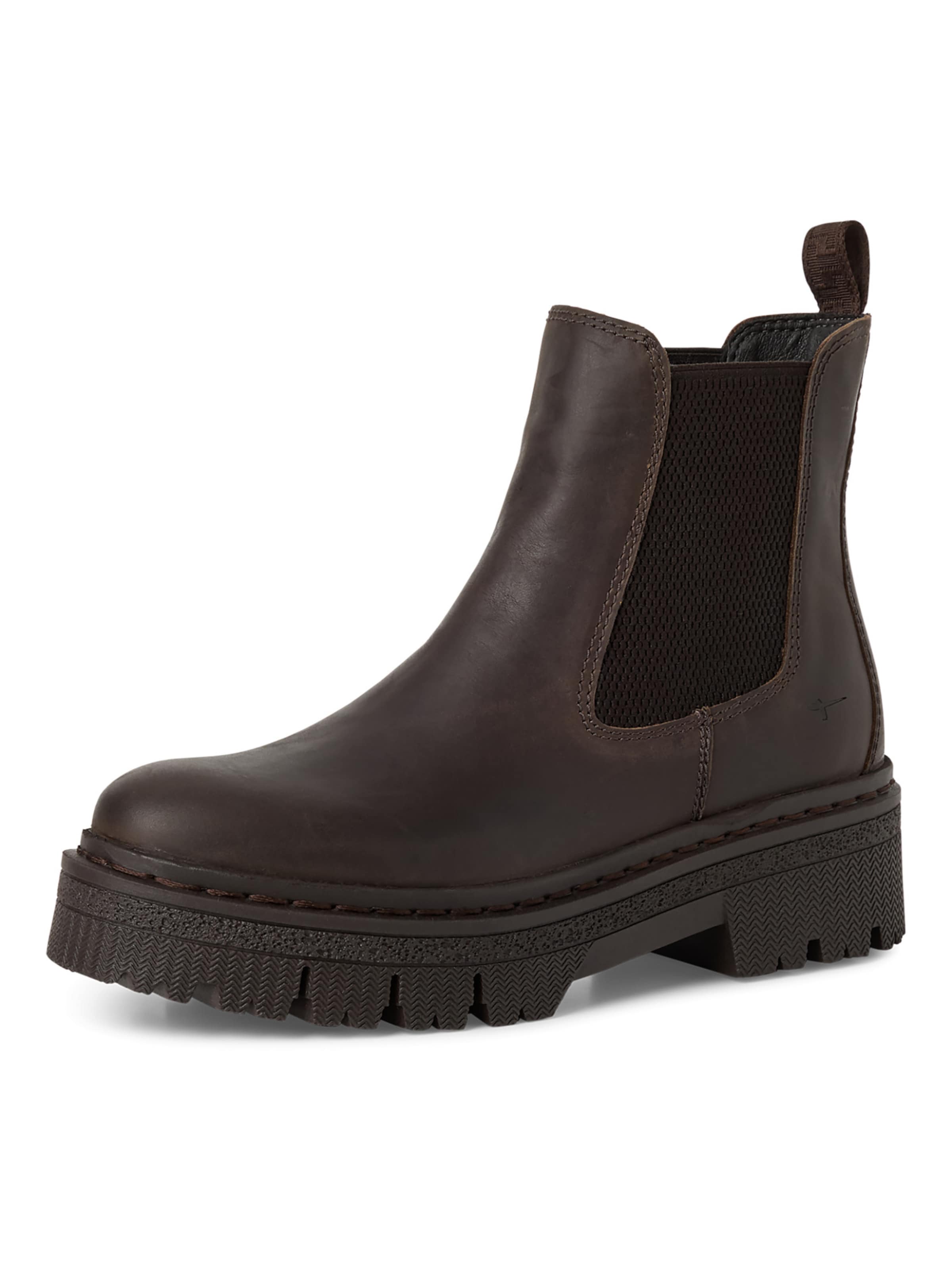 Tamaris Chelsea boots in Bruin: voorkant