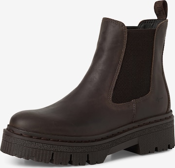Tamaris Chelsea boots in Bruin: voorkant