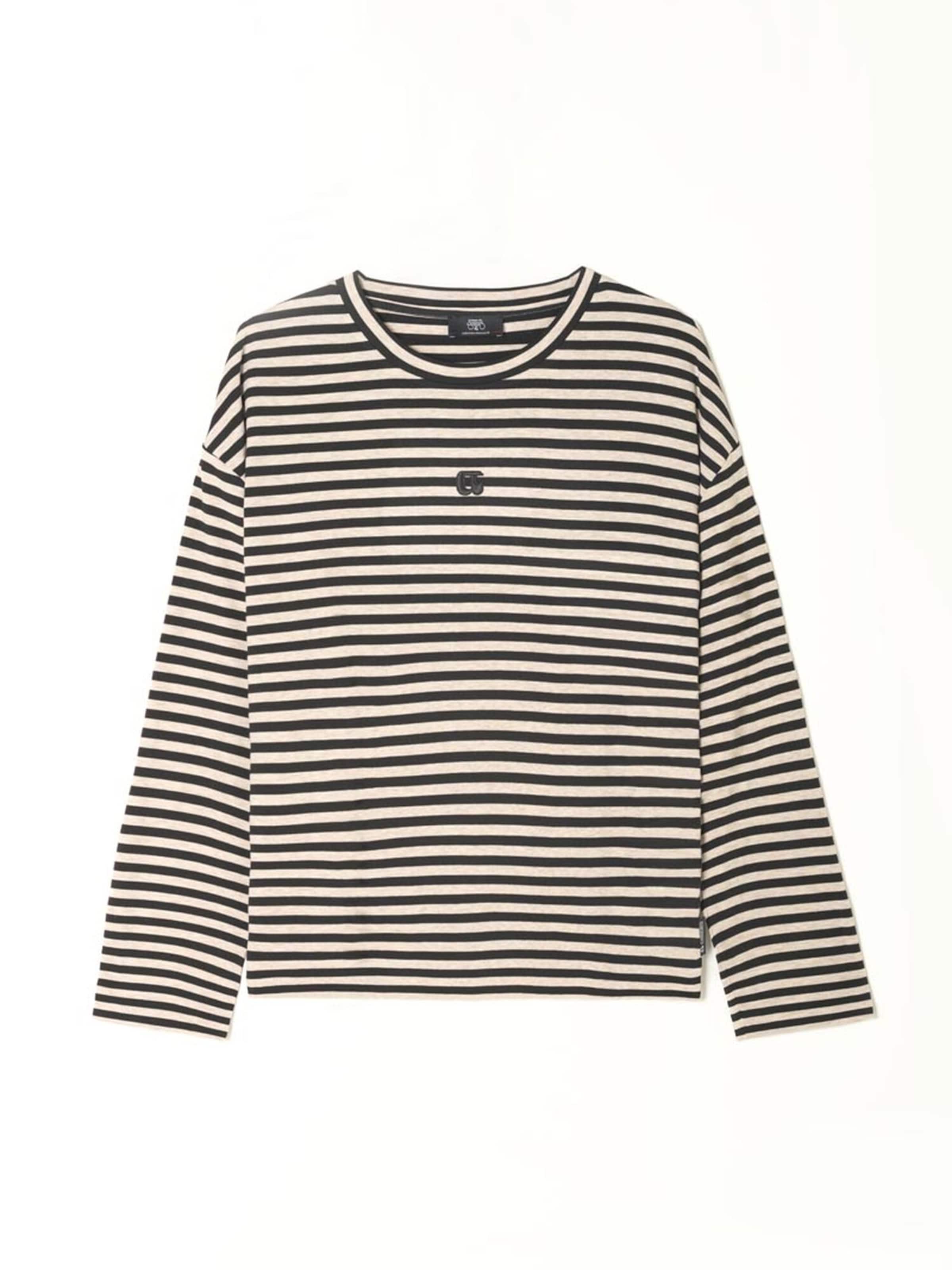 Le Temps Des Cerises Shirt 'Kina' in Schwarz: Vorderseite