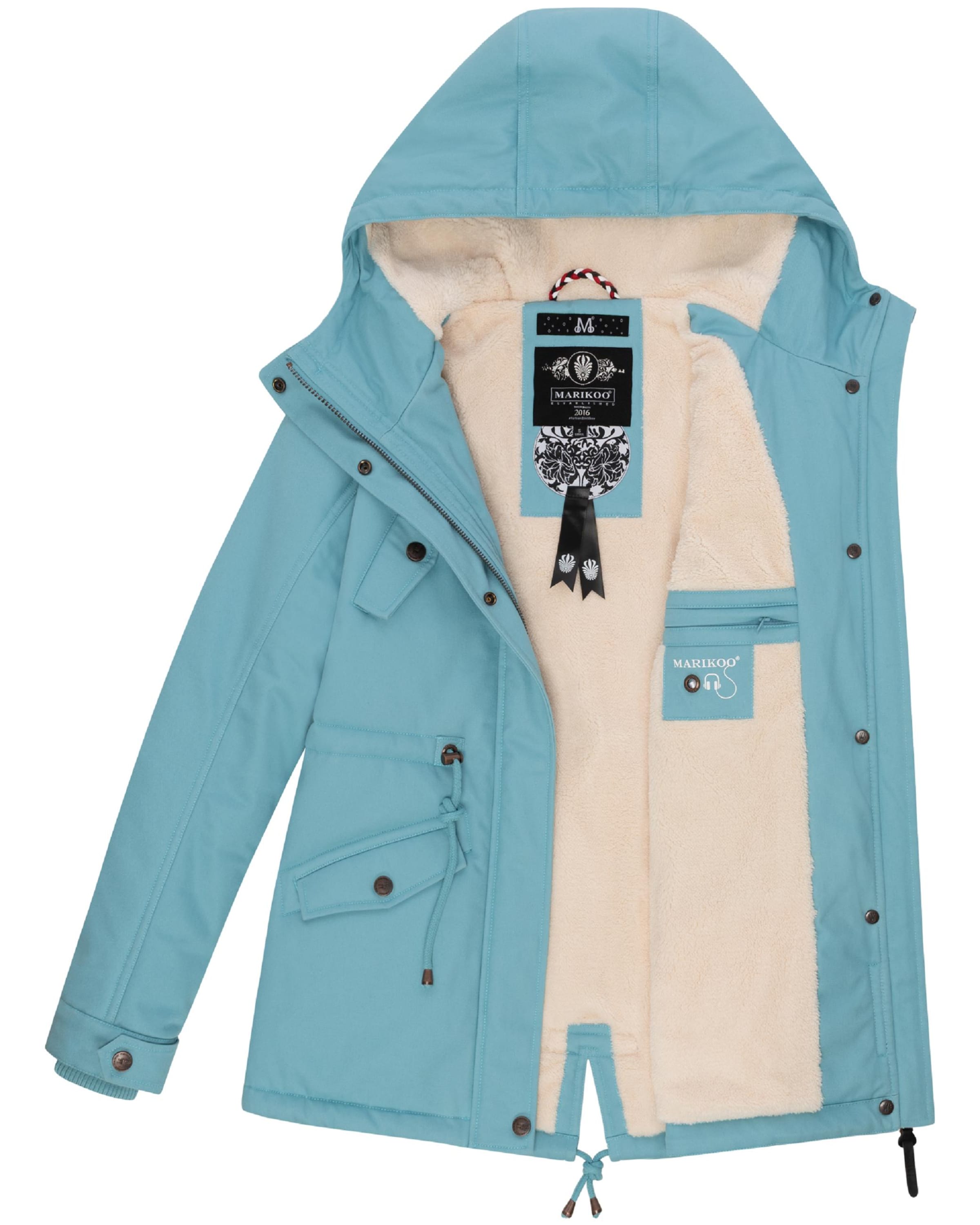 MARIKOO Зимняя парка 'Manolya' в Синий