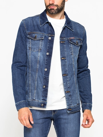 Carrera Jeans Übergangsjacke 'Trucker'‌‌‌‌‌‌‌ in Blau