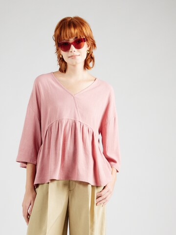 Soft Rebels Blouse 'Cordelia' in Pink: front