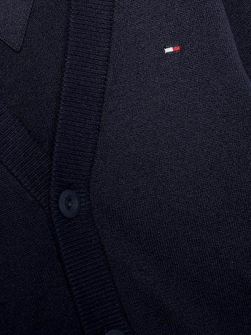 TOMMY HILFIGER Gebreid vest 'ESSENTIAL' in Blauw