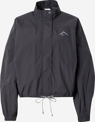 NIKE Спортивная куртка в Черный: спереди