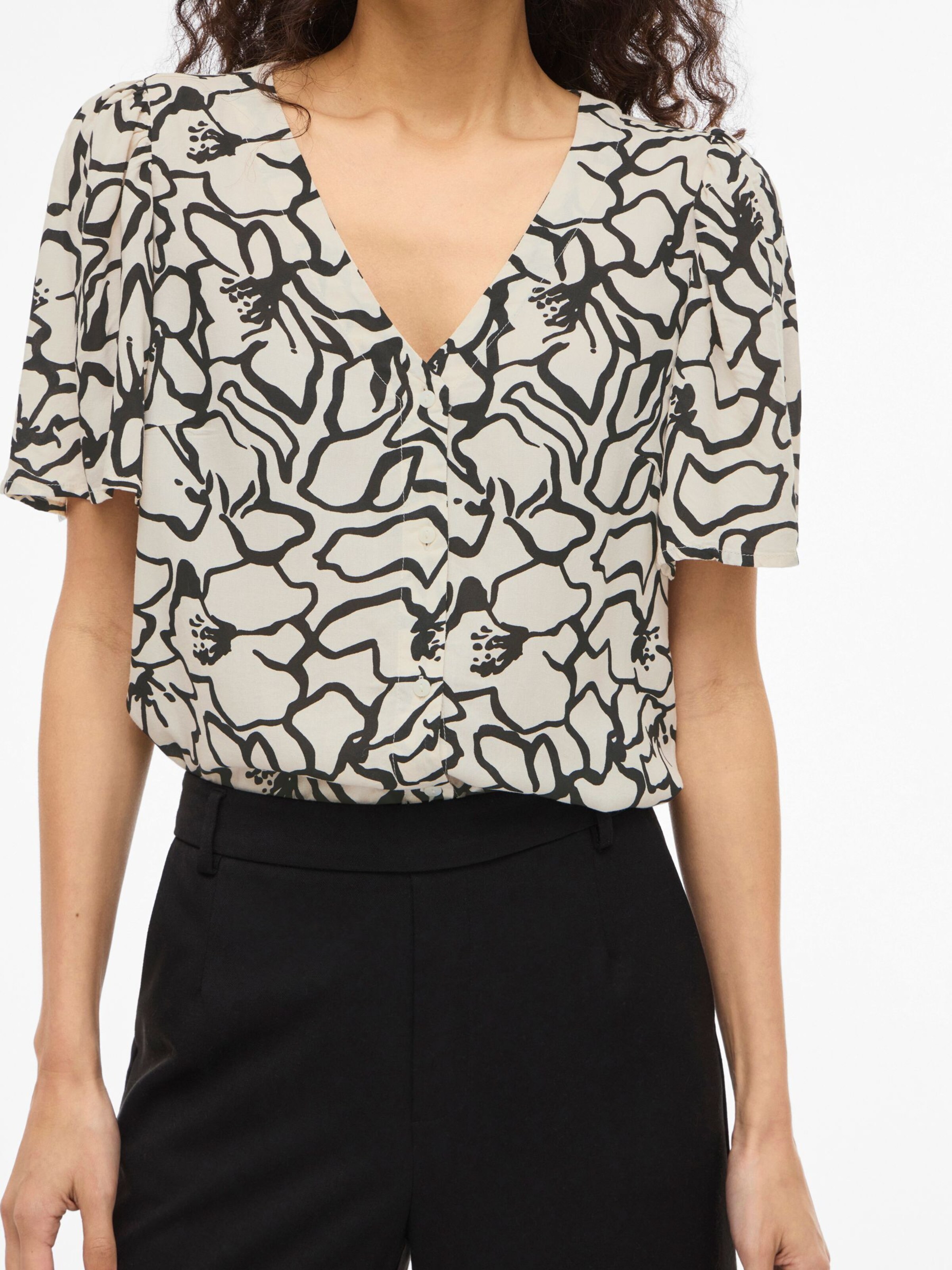 VILA Bluse 'VIGRACE' i beige