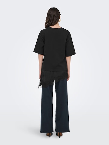 JDY - Camiseta talla grande 'JDYAlma' en negro