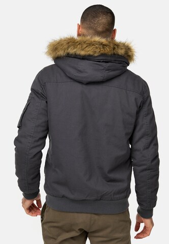INDICODE JEANS Winterjas 'Pennington' in Grijs