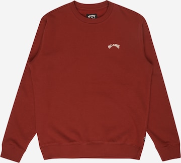 BILLABONG Sweatshirt 'Arch' in Red: front