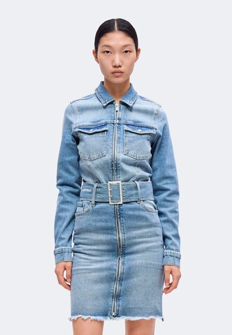 KARL LAGERFELD JEANS Jurk in Blauw: voorkant
