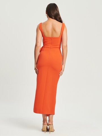 Chancery Dress 'LORETTE' in Orange: back