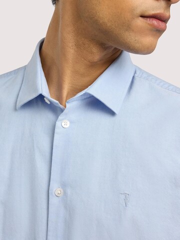 Trussardi Regular fit Button Up Shirt in Blue