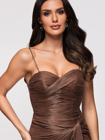 Ombre Evening dress in Brown